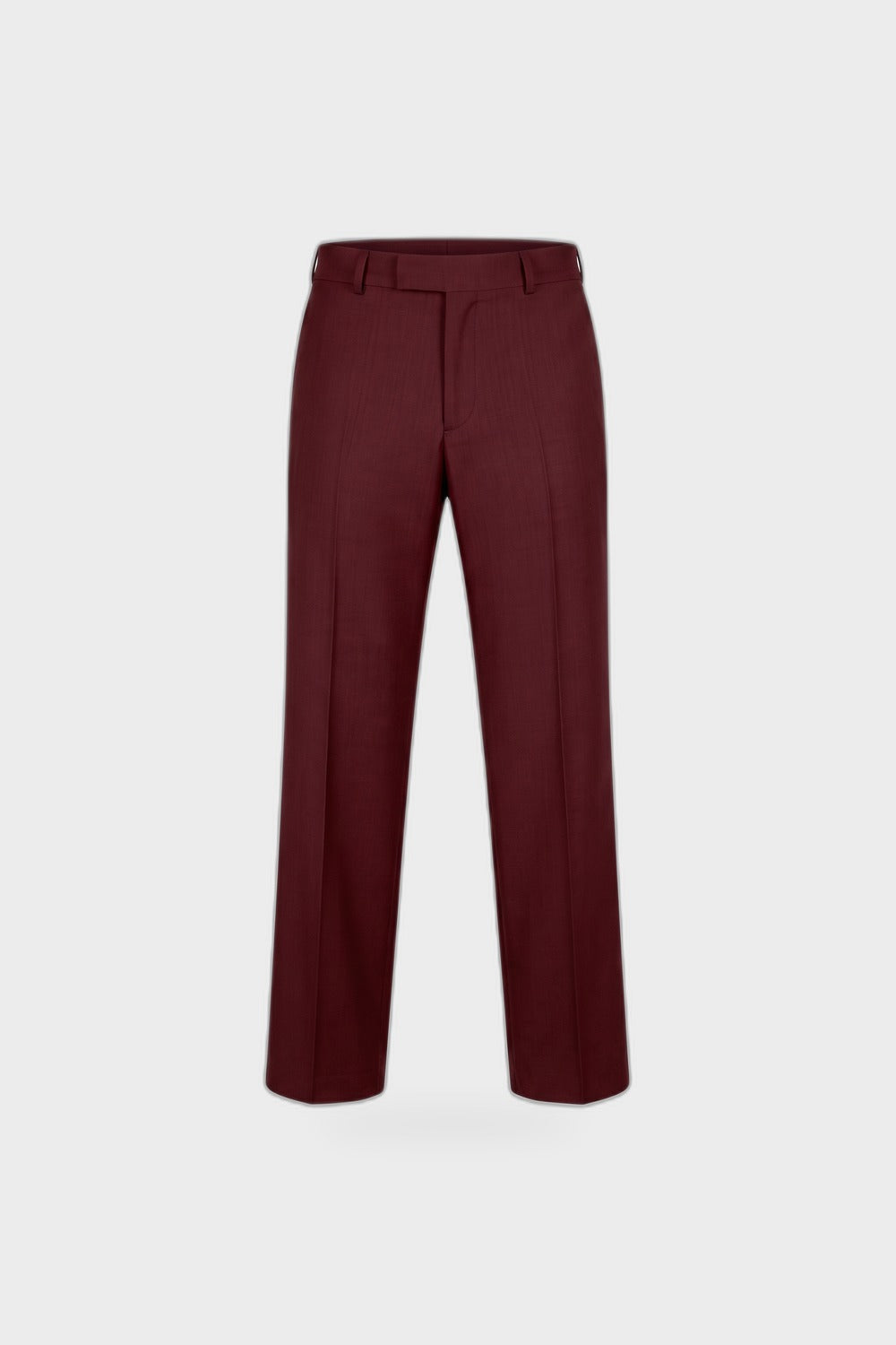 Men's High-Waist Suit Trousers | Wide Leg — Burgundy — product view
