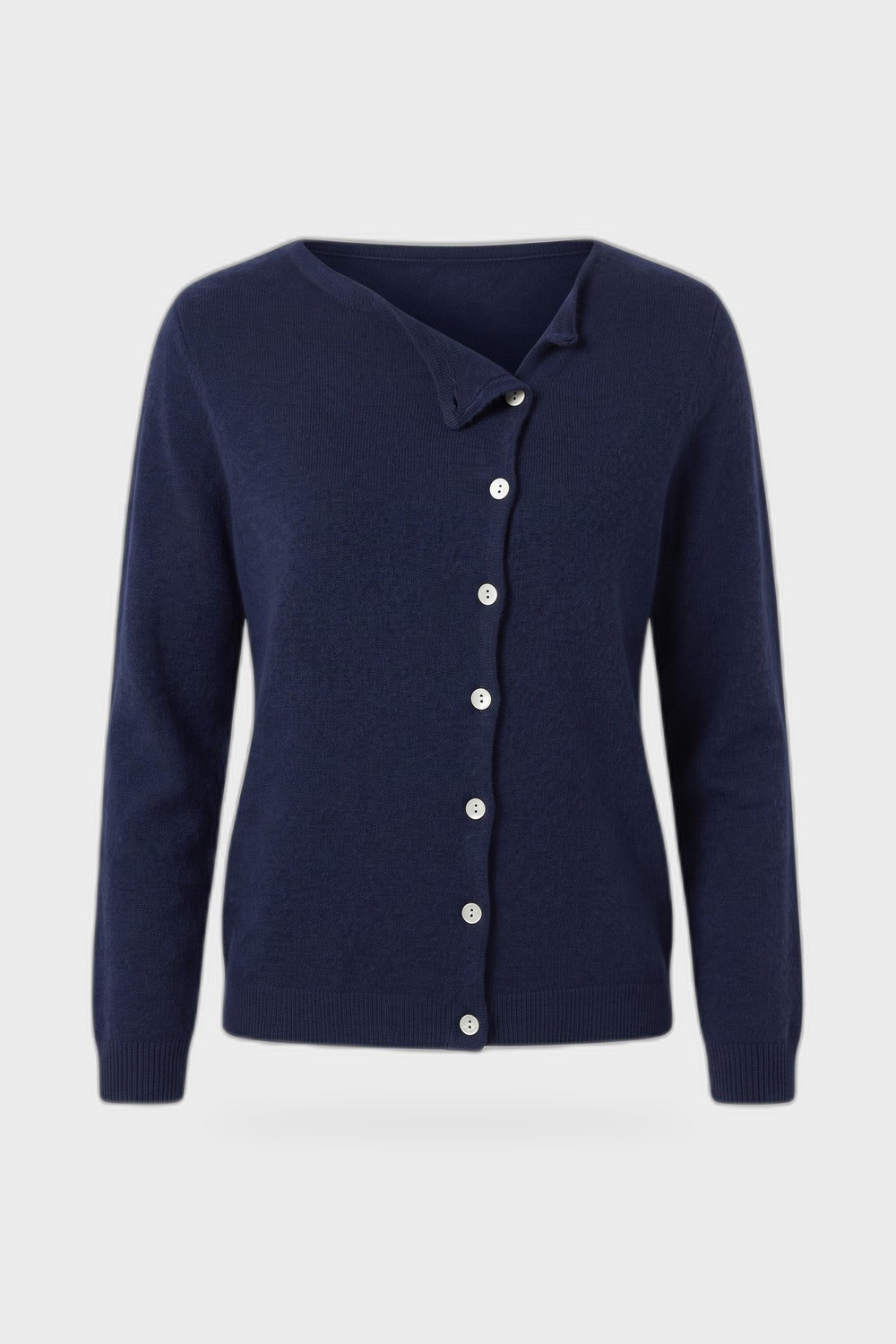 Women's Cardigan Sweaters | Button Front — Dark Blue — product view