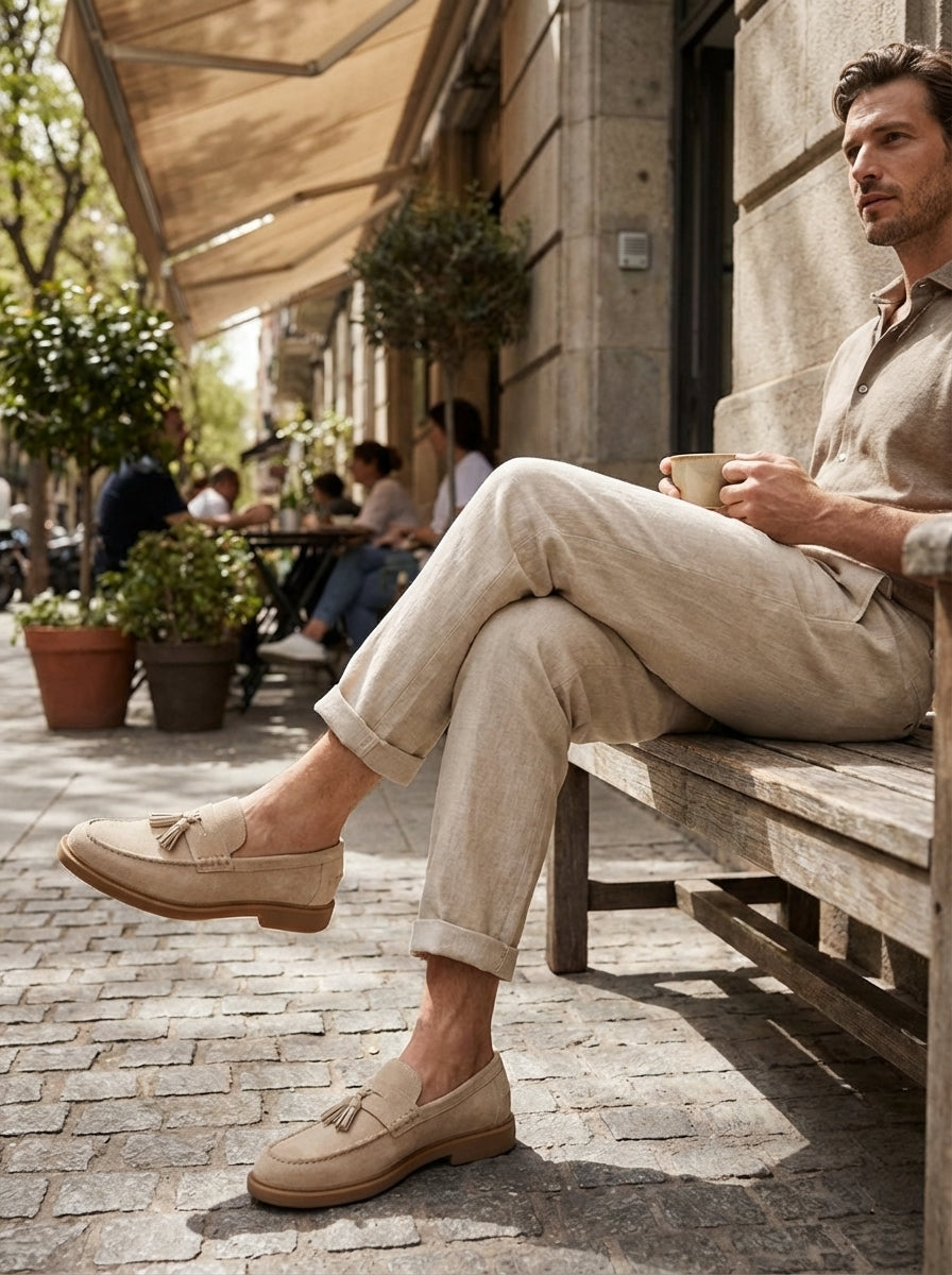 Men's Tassel Slip-On Loafers