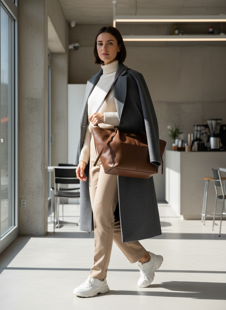 Women's Shoulder Strap Shopper Handbag