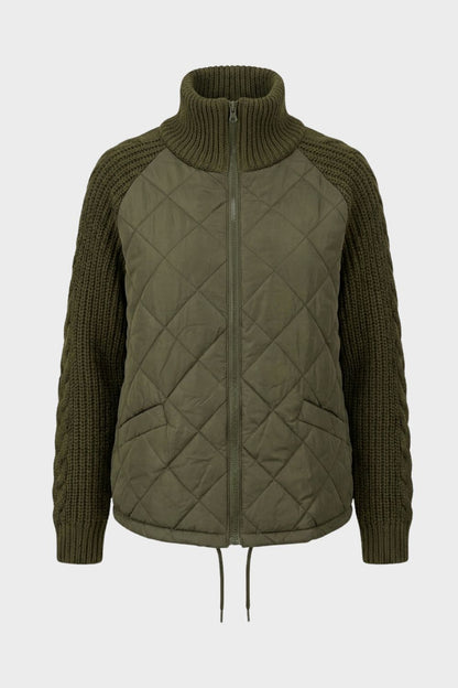 Women's Quilted Casual Jacket | Zip Front
