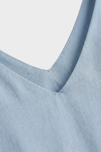 Sleeveless V-Neck Top for Women