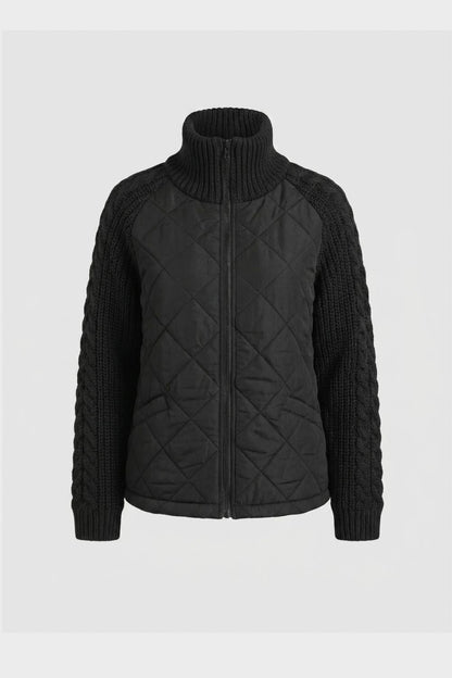 Women's Quilted Casual Jacket | Zip Front