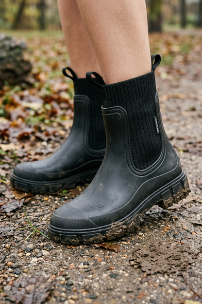 Women's Chelsea Rain Boot | Lugged Sole