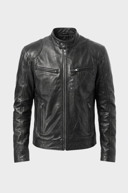 Men's Biker Jacket | Zip Cuffs