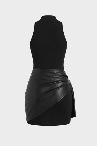 Women's Tie-Front Mini | High Neck