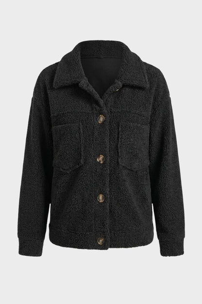 Women's Button Jacket | Revers Collar