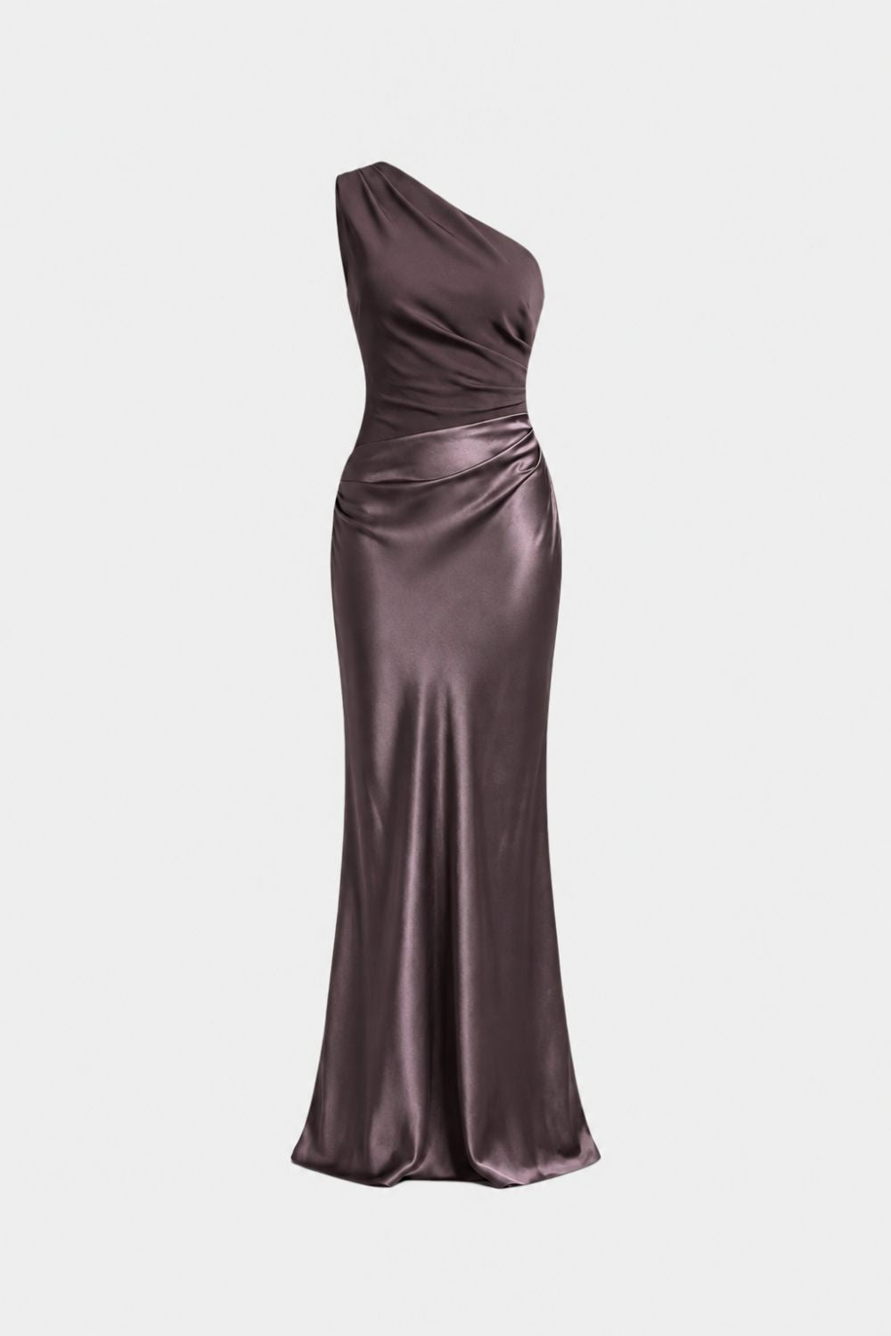 Women's One-Shoulder Maxi | Satin