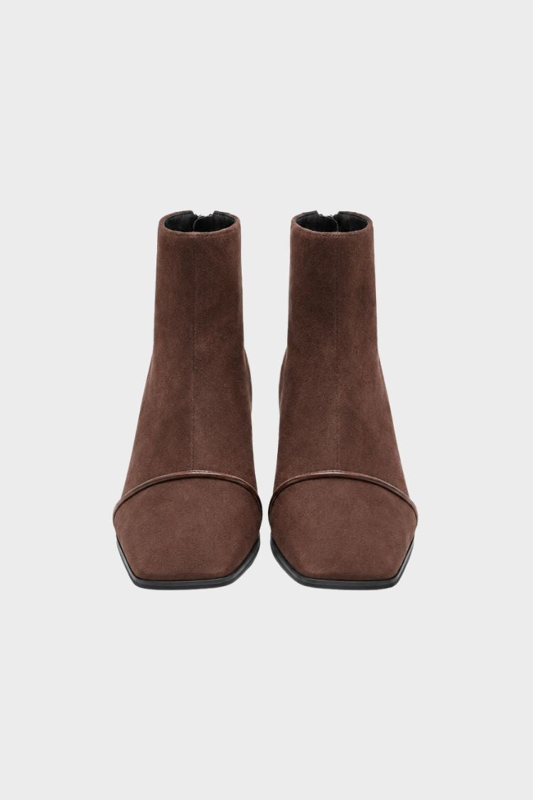 Women's Squared Ankle Boots | Block Heel