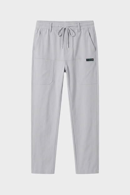 Men's Slim Fit Trousers with Pockets