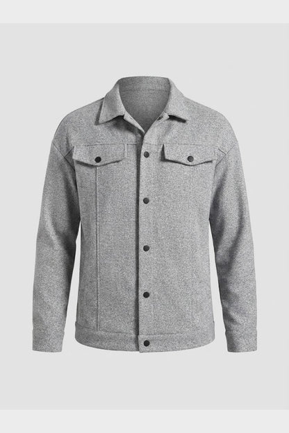 Men's Trucker Jean Jacket | Snap Closure