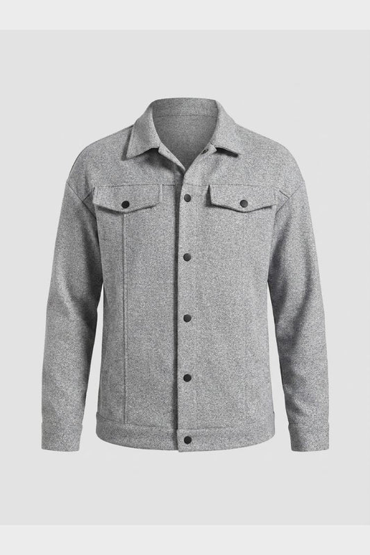 Men's Trucker Jean Jacket | Snap Closure