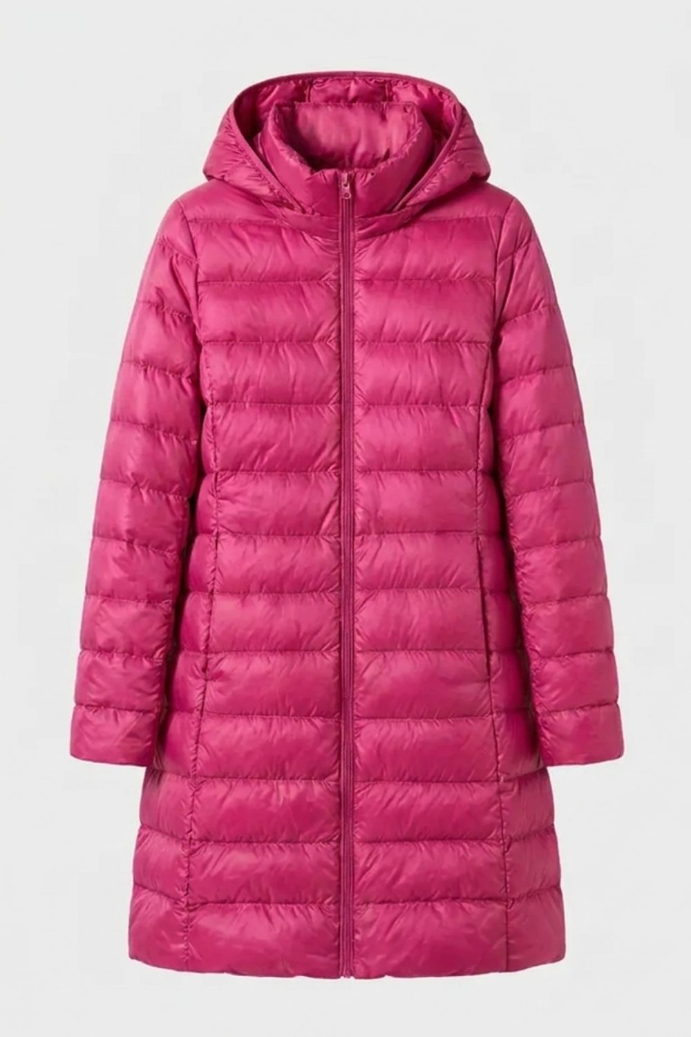 Women's Long Puffer Jacket | Hooded