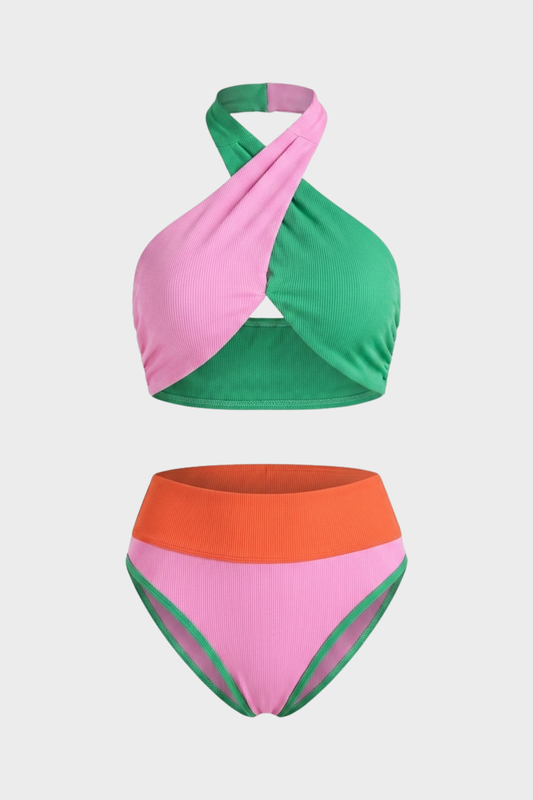 Women's Cross-Front Bikini | Halter
