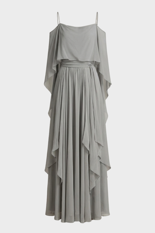 Women's Off-Shoulder Set | Maxi Skirt