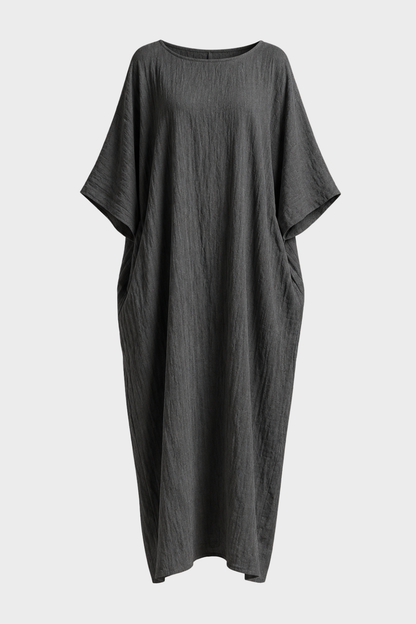 Women's Oversized Linen Maxi | Batwing