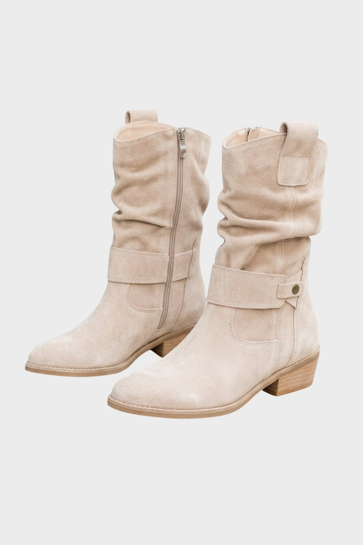 Women's Slouch Mid-Calf Boots | Buckle