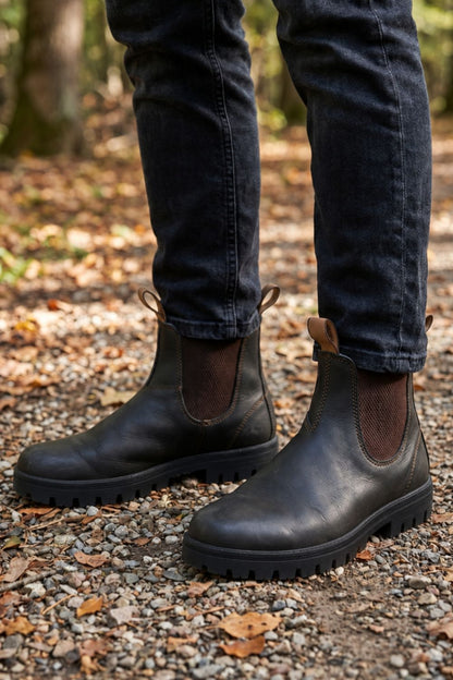 Men's Chelsea Boots | Side Panels & Pull Tab