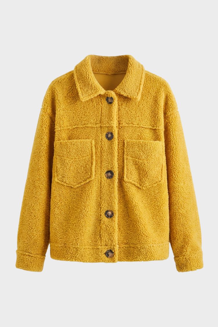 Women's Button Jacket | Revers Collar