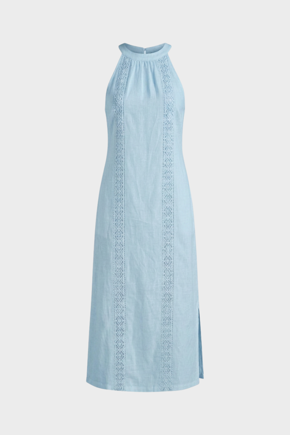 Women's Sleeveless High Neck Dress | Maxi