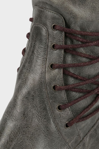 Women's Lace-Up Boots | Studded Cuff