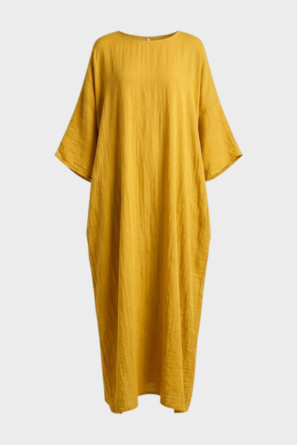 Women's Oversized Linen Maxi | Batwing