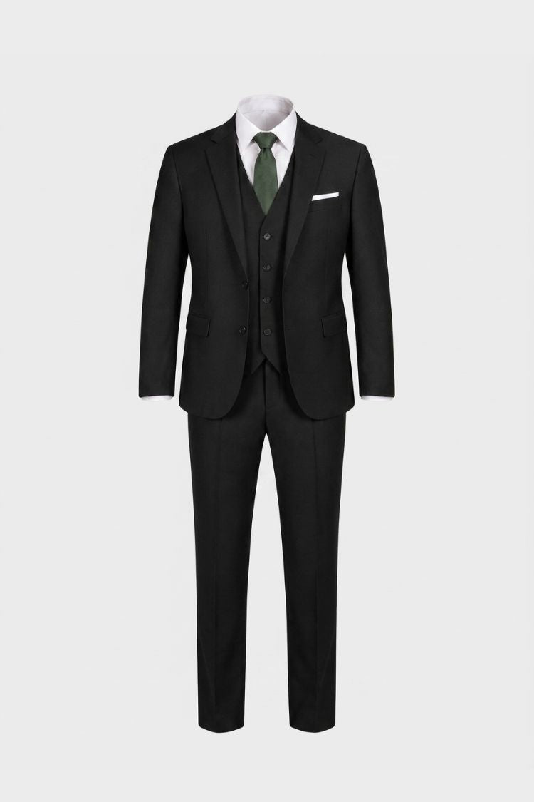 Men's 3-Piece Suit with Vest