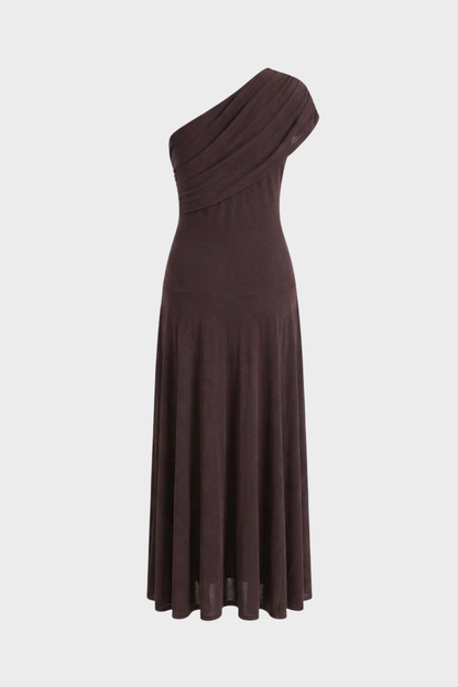 Women's One-Shoulder Maxi | Draped