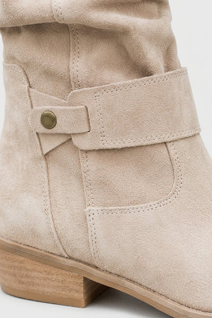 Women's Slouch Mid-Calf Boots | Buckle