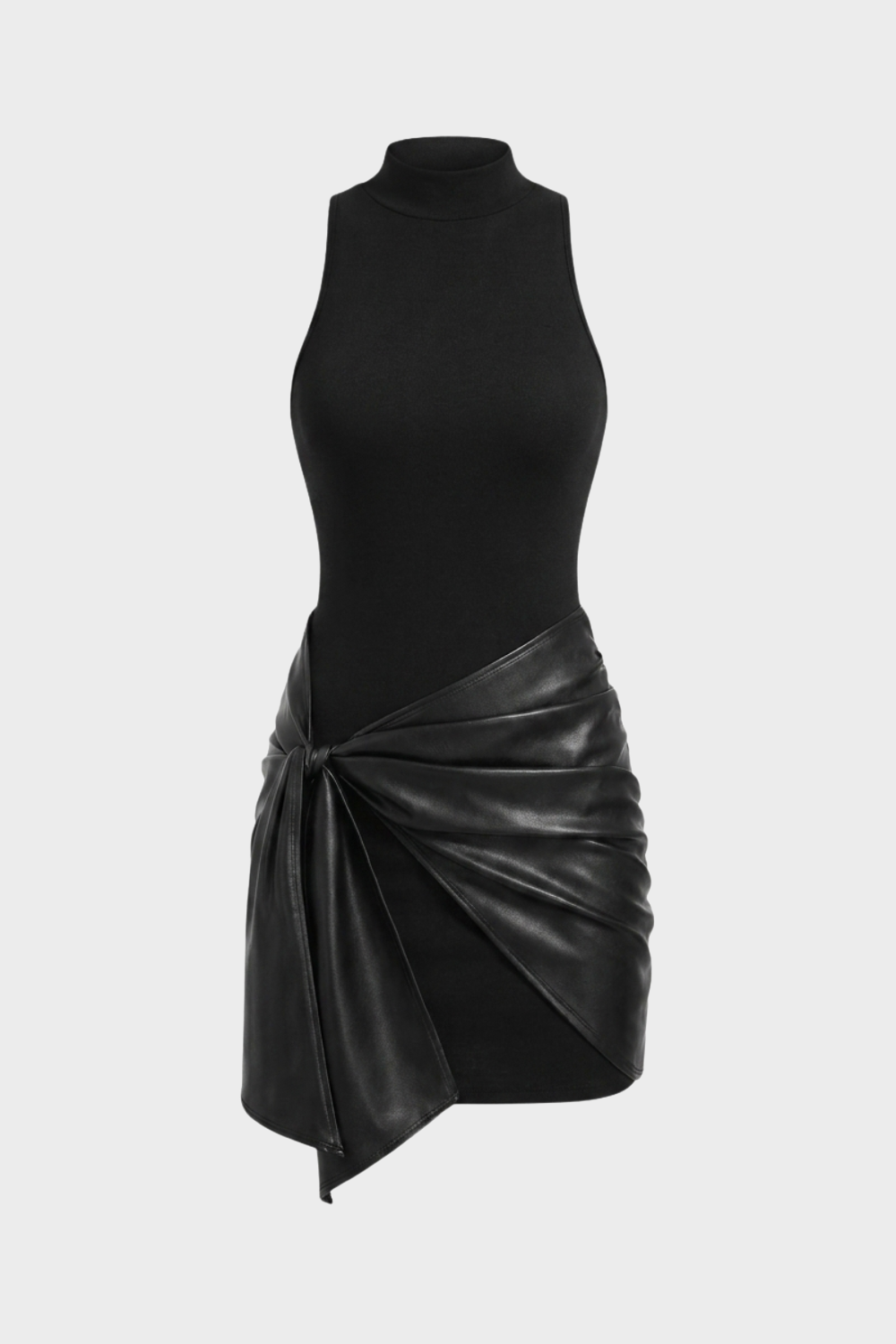 Women's Tie-Front Mini | High Neck