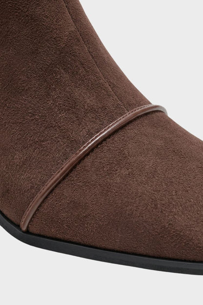 Women's Squared Ankle Boots | Block Heel