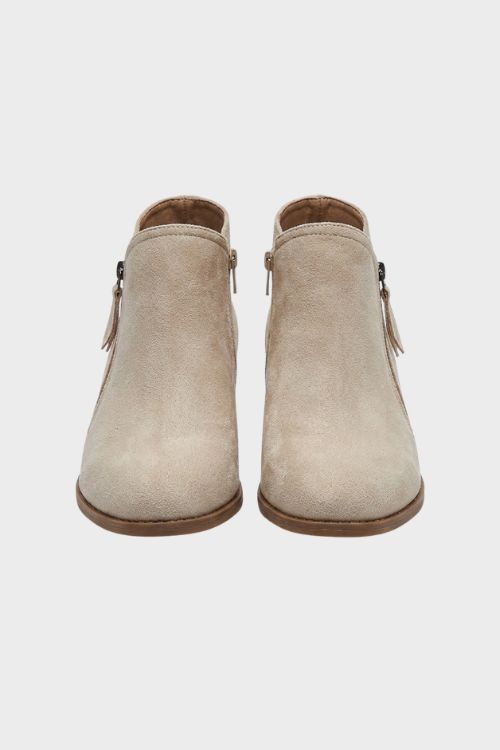 Women's ankle boots with pointed toe and side zip detail – 7