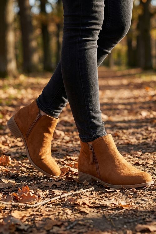 Women's ankle boots with pointed toe and side zip detail – 4