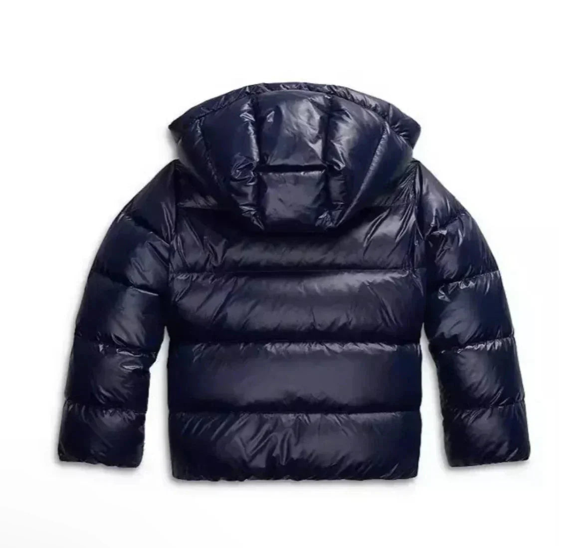 Women's cropped puffer jacket with detachable hood and ribbed cuffs – 6
