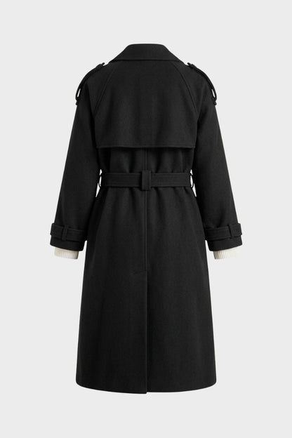 Women's Belted Trench Coat | Notched Lapel