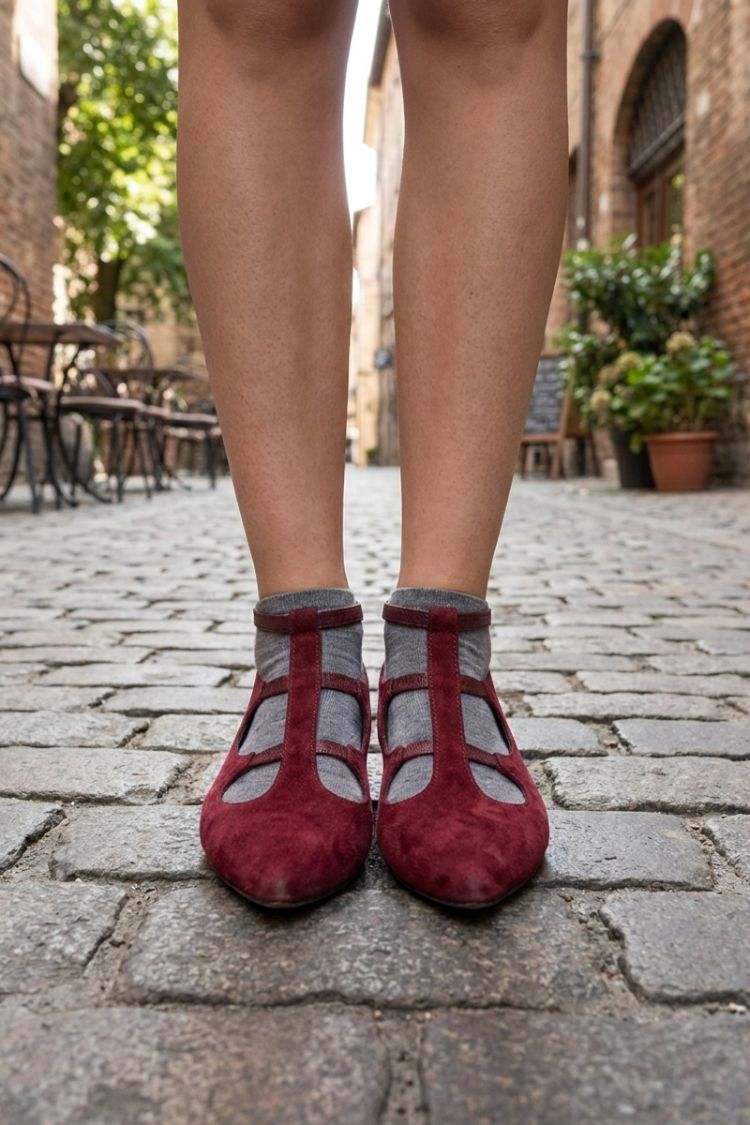 Women's T-Strap Pumps | Pointed Toe