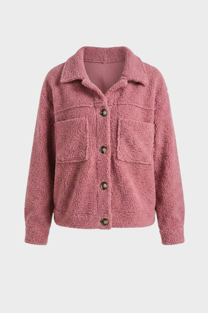 Women's Button Jacket | Revers Collar