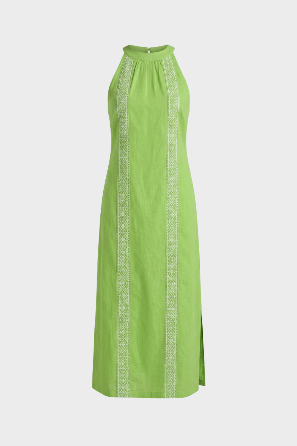 Women's Sleeveless High Neck Dress | Maxi
