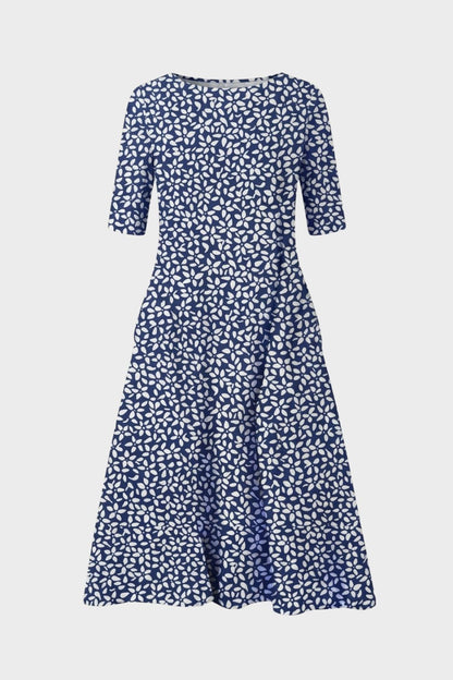 Women's Floral Linen Midi | Pockets