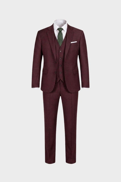 Men's 3-Piece Suit with Vest