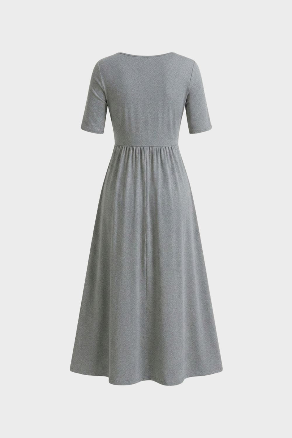 Women's Wrap Midi Dress | V-Neck