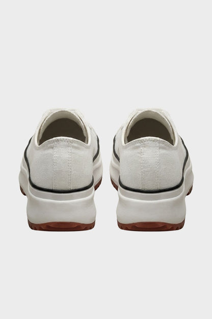 Women's Laced Low Top Sneakers with Rubber Cap