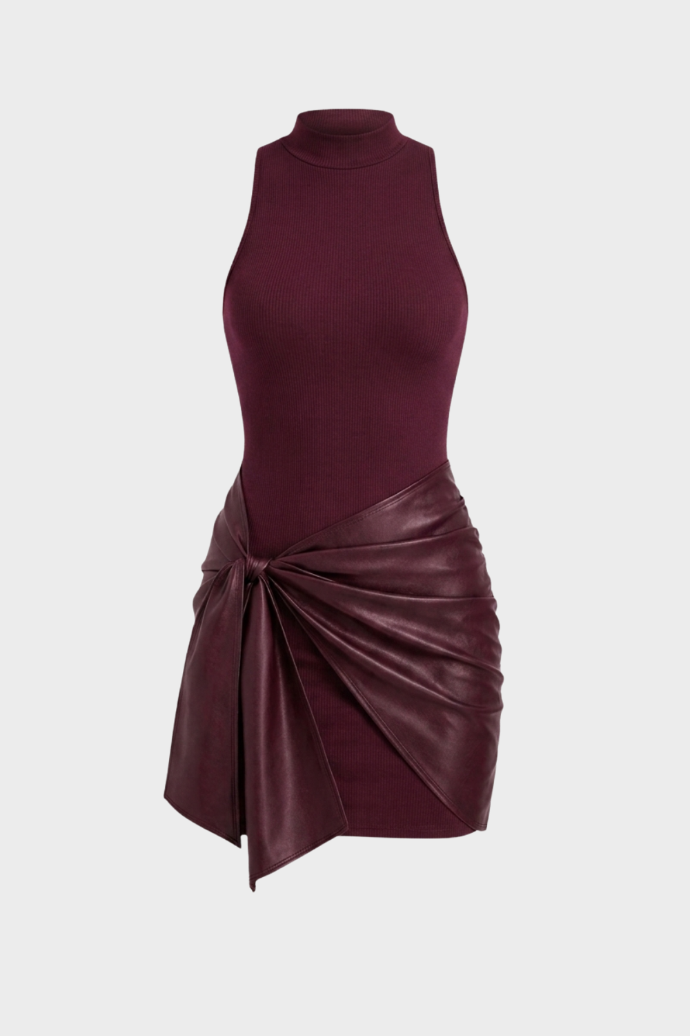 Women's Tie-Front Mini | High Neck