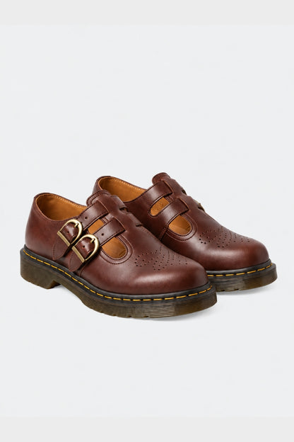 Women's Buckle Mary Jane Shoes | Round Toe