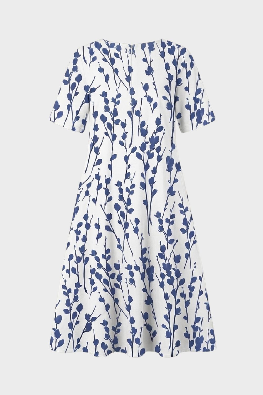Women's Floral Linen Midi | Pockets