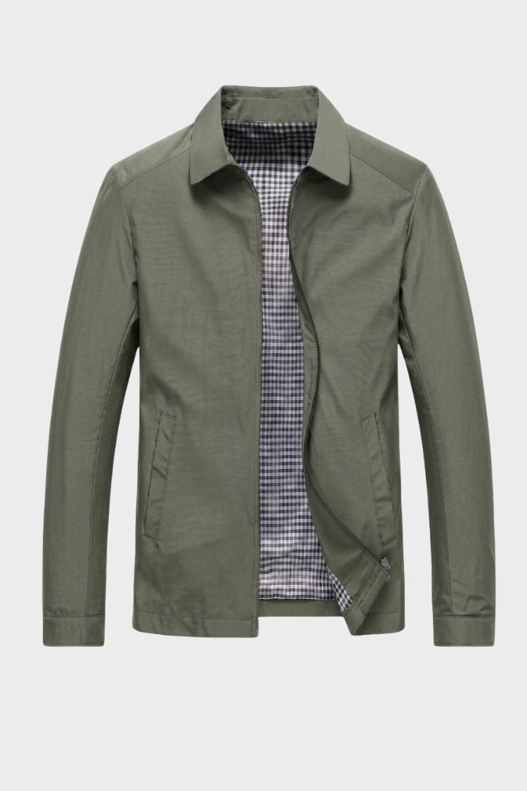 Men's Harrington Jacket | Spread Collar