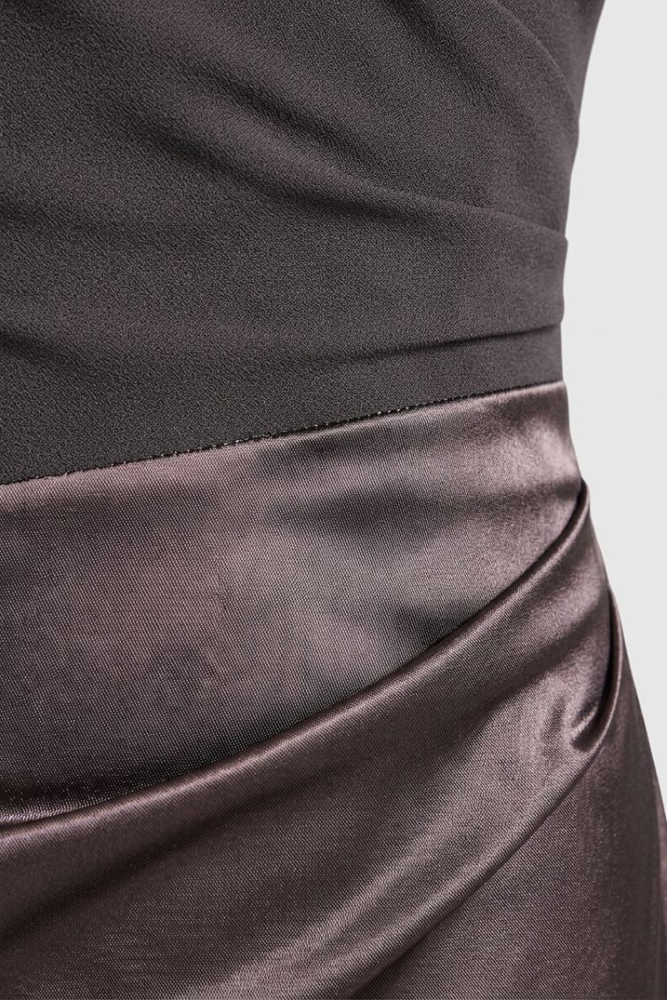Women's One-Shoulder Maxi | Satin