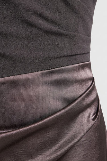 Women's One-Shoulder Maxi | Satin