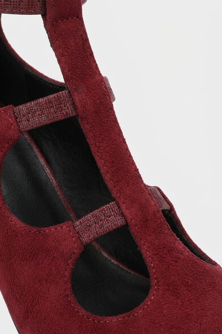 Women's T-Strap Pumps | Pointed Toe