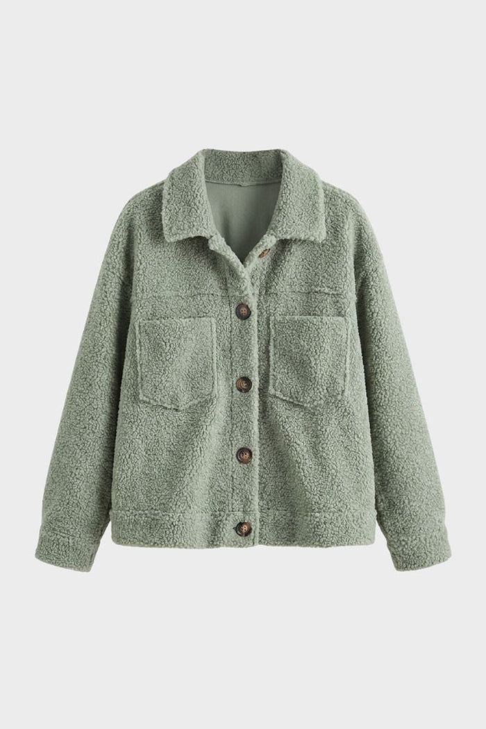 Women's Button Jacket | Revers Collar